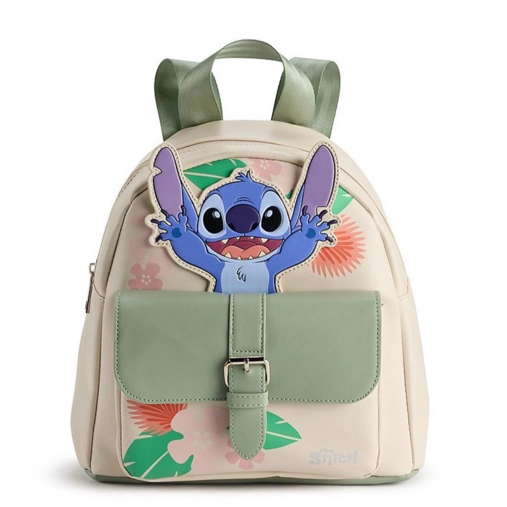 Stitch Kids Backpack 3D with Green Accents by Disney